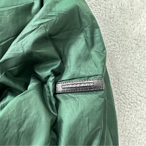 Burberry Children Green Puffer Jacket Nova Check Size 12Y - Picture 8 of 16